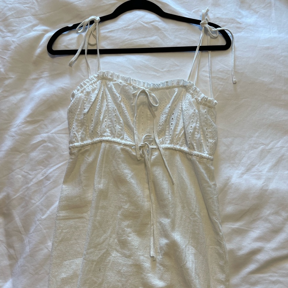 MINKPINK white mini dress size S NWT NEVER WORN